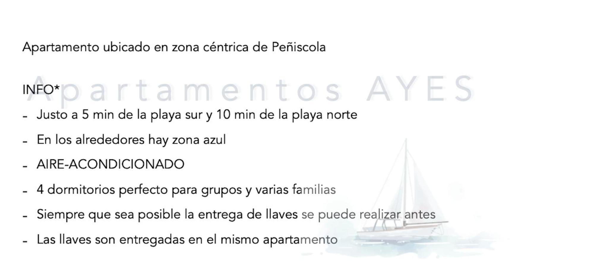Apartamento 2º Planta 4 Dormitorios Peñíscola 외부 사진